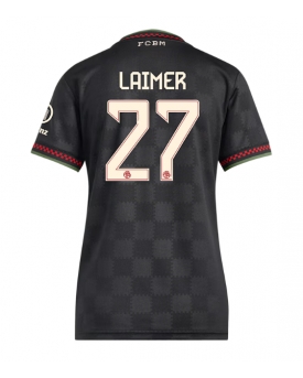 Billige Fotballdrakt Bayern Munich Konrad Laimer #27 Replika Tredjedrakt Dame 2025-26 Kortermet Billige Fotballdrakt Bayern Munich Konrad Laimer #27 Replika Tredjedrakt Dame 2025-26 Kortermet
